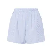 [Moschino] Moschino Striped Shorts 40 IT BLUE/WHITE