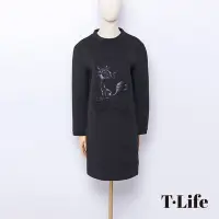 在飛比找Yahoo奇摩購物中心優惠-T.Life 俏皮狐狸王子空氣棉洋裝(1色)