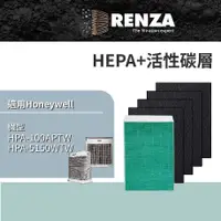 在飛比找PChome24h購物優惠-RENZA 抗菌濾網 適用Honeywell HPA-100