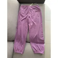 在飛比找蝦皮購物優惠-Roots 紫色九分長運動褲 加拿大Roots 純棉運動褲 