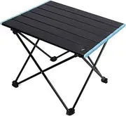 Portable Aluminum Folding Picnic Table for Camping Hiking Fishing BBQ Lightweight and Durable Outdoor Table with Carry Bag