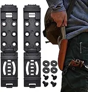 Sheath Waist Clip - 2X Nylon Clip Waist Sheath Holder - Easy Access Multi-Functional Scabbard Carrier Accessories Clamp for Camping, Mountaineering