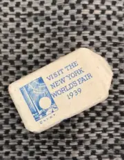 1939 New York Worlds Fair Solowey’s Restaurant Restaurant Sugar Cube Vintage NY