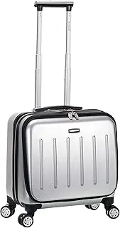 [Rockland] Revolution Hardside Rolling Computer Case, Silver, Carry-On 17-Inch, Revolution Hardside Rolling Computer Case