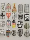 New Metal Head Badge Bike BMX Decals Bicycle Fixed Gear Tube Frame Stickers