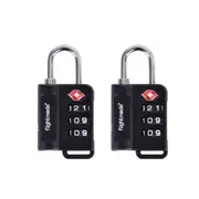2 Pcs TSA Approved Travel 3 Dial Indicator Padlock