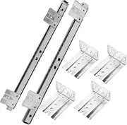[Outanaya] Keyboard Tray Rails Desk Slides Track Mount for Computer Desk Under Desk Keyboard Shelf Runners