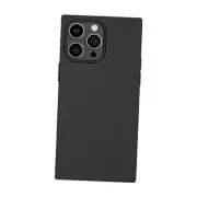 - Rectangle Case Compatible with - Silicone Protective iPhone 12 Pro Max Black