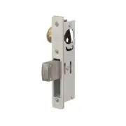 MS1850S DEADLOCK 1-1/2 in BACKSET ANSI ALUMINUM Silver