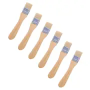 6x Jasart Hog Bristle Flat Head Size 2 Art/Craft Paint/Colour Brush Series 713