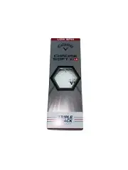 Callaway Chrome Soft X LS Triple Track Technology 3 Golf Balls Single Sleeve