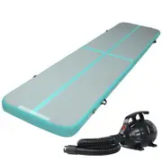 GoFun 4X1M Inflatable Air Track Mat with Pump Green