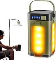 Solar Camping Lights - Tent Lights for Camping,Solar Foldable Base 6 Modes Dimmable Lamp with 90 Degree Expandable 4 Led for Backyard Patio Tent Power Outage Outdoor Adventures