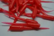 JASONS CRAPPIE STINGER 2" 30 PACK GRUBS CRAPPIE LURES JIGS RED