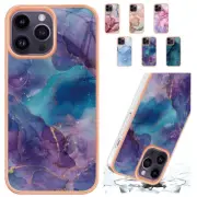 Case For iPhone 16 15 14 13 12 11 Pro Max XR SE3 Shockproof Marble Pattern Cover