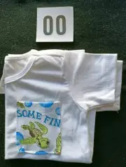 Bonds X Custom Made Pocket Tee. Sought After Nemo Squirt , Size 00 . Bnwt