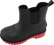 [Sperry] Toddler Chelsea Rain Boots, Waterproof Rubber Kids Rainboot, Girls/Boys Light Water Shoes for Muddy Park/Hiking