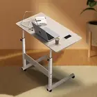 Adjustable Bed Bedside Portable Study Mobile Laptop Desk Computer Table Stand