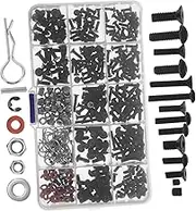 ifundom 1 Set Screw Kit Screws Assortment Set Nuts Repair Tool Kit Hardware Fastener for Truck Crawler Parts Black