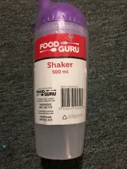 Food Guru 500ml Shaker Bittle Freepost To24