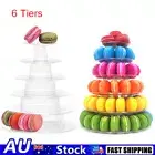 6 Tier Round Macaroon Tower Stand Cake Display Rack For Party Wedding Birthday