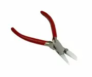 FLAT ROUND NOSE NYLON JAWS PLIERS BEAD WIRE WORK JEWELRY TOOL WITH EXTRA JAWS