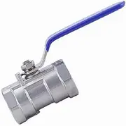 Brass Hose Connector 1/4 3/8 3/4 1 1-1/4 Inch DN8-DN32 Thread Ball Valve Stainless Steel SS304 Sanitary Ball Valve Female Thread Straight Type 1pc(3/4")