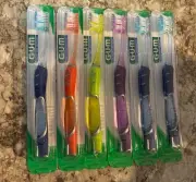 SunStar GUM 525 Technique Deep Clean Soft Compact Toothbrushes 6 Pack-SEE DESC