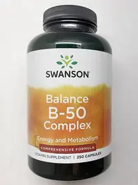 在飛比找Yahoo!奇摩拍賣優惠-美國Swanson直郵Balance B-50維生素B群25