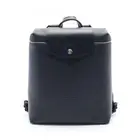 Longchamp Le Pliage City M Backpack PVC Coated Canvas Leather Women s Navy L1699
