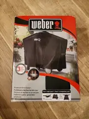Weber Q 2000 with Cart & Q 3000 Series Black Grill Cover, 39.3 in. Free Ship