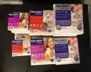 New Feliway Optimum/Classic/Multicat - Diffuser +30 Day Refill Lot Of 14