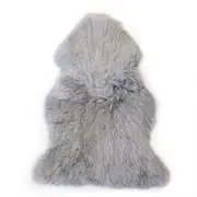 Sheepskin Rug - Ash Grey - XXL Imperfectly Perfect - Long Wool Australian Merino Sheepskin