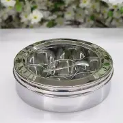 Spice Box Stainless Steel Masala Dabba with Individual Containers Kitchen Decor
