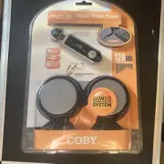 Coby 128mB Mp3 Digital Music Player USB Flash Drive W/ Speaker System