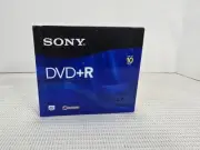 Sony DVD+R Jewel Case 10 Pack Authentic 4.7GB 120 Min 1X-16X 10DPR47R4 Sealed
