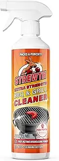 Strewth - BBQ & Grill Cleaner 500ml Spray - Powerful Degreaser for BBQs, Ovens, Grills & Racks - Green Boost+ Eco Formula - Cuts Through Grease & Burnt-On Food Fast