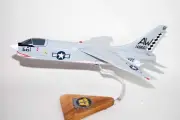 VSF-76 Saints F-8 Crusader Model,Vought F-8 Crusader,18",Mahogany Scale Model