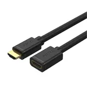 Unitek Y-C166K HDMI 2.0 HDMI Extension Cable - 3m Up to 4K 60Hz - HDR - HDCP2.2 - 3D - 7.1 Surround Sound - Gold-Plated Connectors - Up to 18Gbps - 28AWG [Y-C166K]
