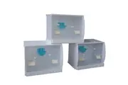 Set of 3 Stackable Canary Finch Breeding Bird Cage with Nest Pan