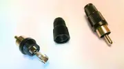 RCA Plug, Plastic 4P1-200 4 pcs