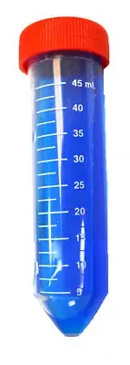 Eisco Labs 50ml Polypropylene Centrifuge Tubes with Screw Cap - Pack of 50