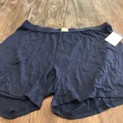 Lee Mens 5" Knit Boxer Shorts Size M in Blue Cove 95% Rayon