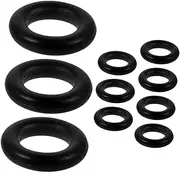 10pcs Valve Stem Seal Kit Precision Rubber Sealing Rings for Oil Return Valves Easy Installation Prevents Oil Leakage Compatible with Multiple Applications