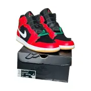 [DQ8417-006] Nike Air Jordan 1 Retro Mid SE 'Christmas' Size 11.5 NEW Red Black