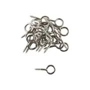 Everhang 7mm Screw Eye Hook - 25 Pack