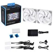 Lian Li SL140 Uni Fan ARGB PWM 140mm 2 Pack with Controller - White
