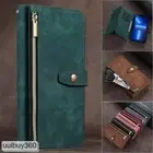 For Samsung S25 S24 S23 S22 S21 FE Ultra Case Leather Zipper Wallet Flip Cover