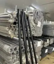 Fence post /Black Round Post 3m*60mm*1.8mm $45/each