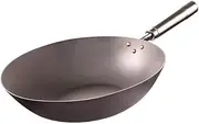 Flat Bottom Frying Pan Non-Stick Household Uncoated Small Frying Pan Utensils Gas Stove Applicable